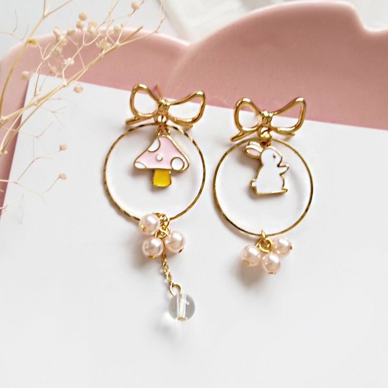 Accessories |  Cute Bowknot Rabbit Earrings Accessories Accessories