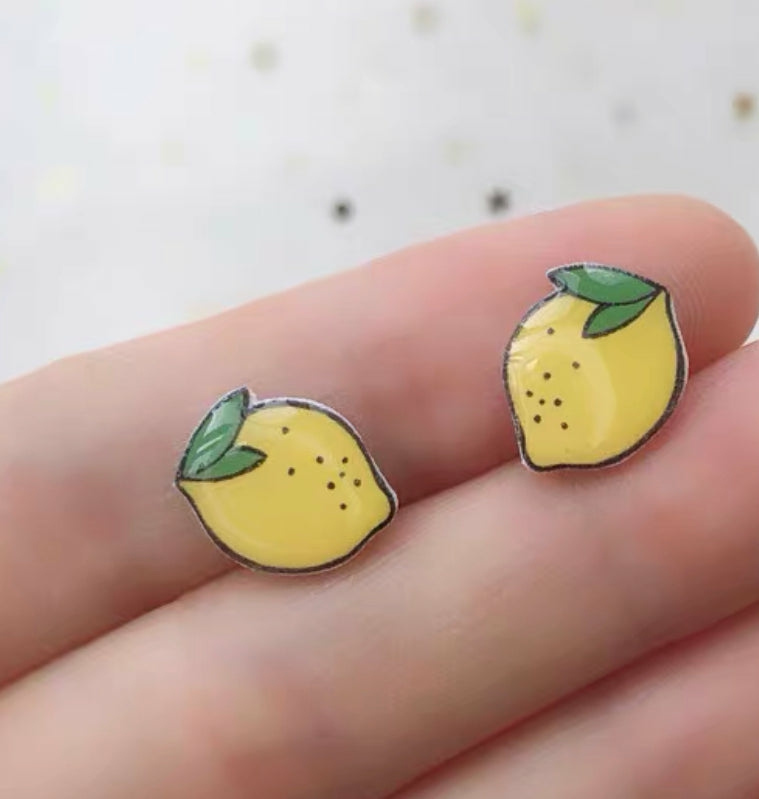 Accessories |  Cute Lemon Ear Stud Accessories Accessories