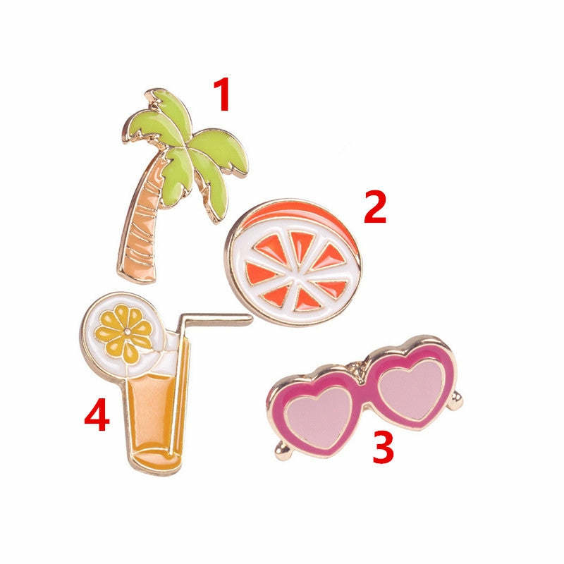 Accessories |  Cute Orange Juice Brooch Pin Accessories Accessories