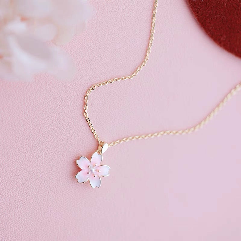 Accessories |  Cute Sakura Necklace Accessories Accessories