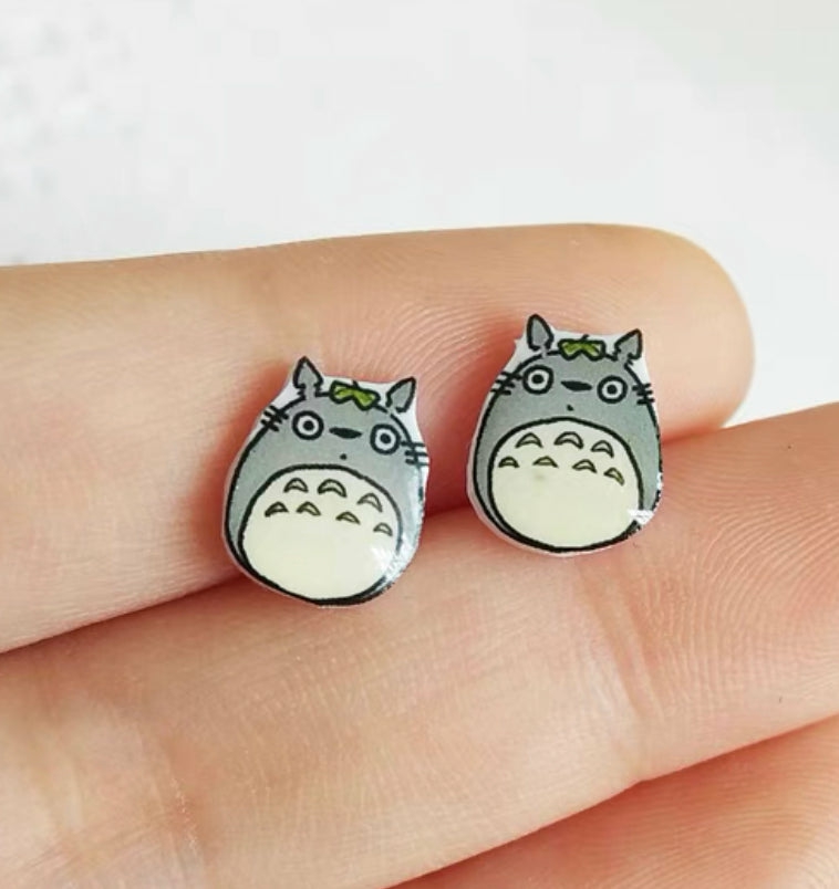 Accessories |  Cute Totoro Ear Stud Accessories Accessories