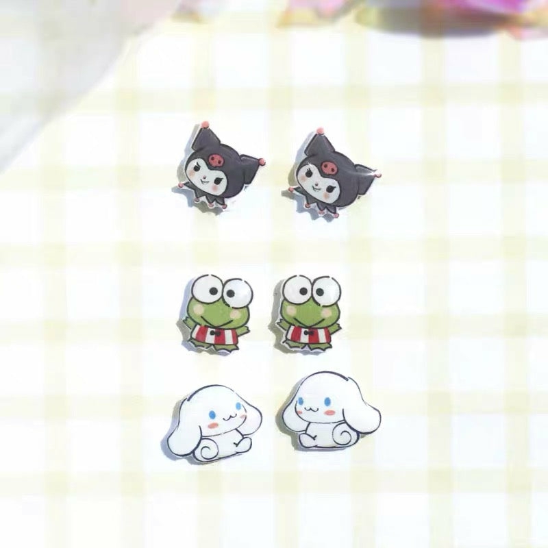 Accessories |  Kawaii Cartoon Ear Stud Accessories Accessories