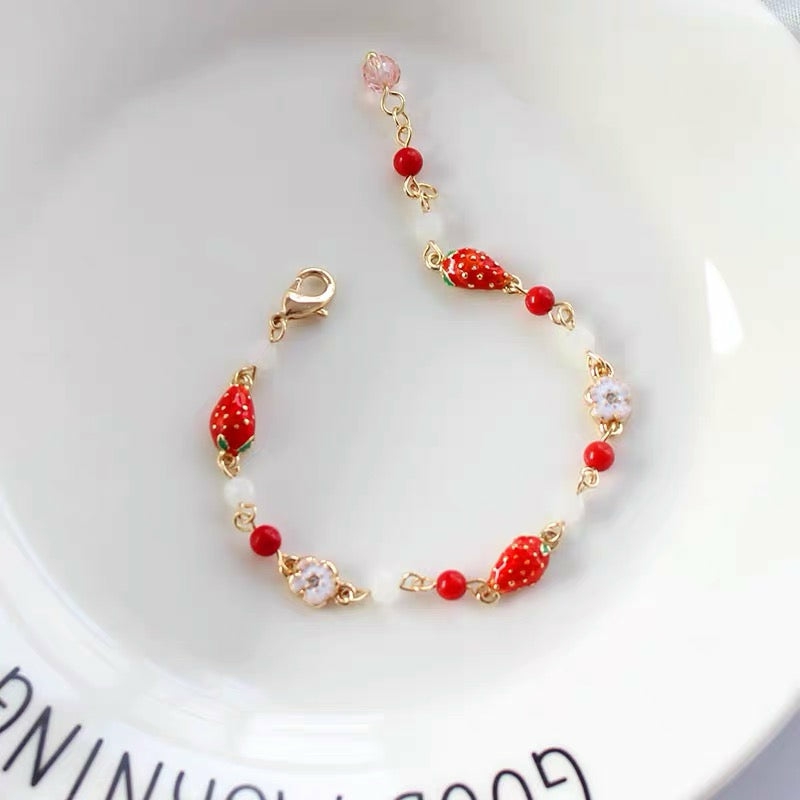 Accessories |  Kawaii Strawberry Bracelet Accessories Accessories