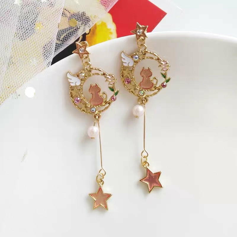 Accessories |  Moon Cat Earrings Accessories Accessories