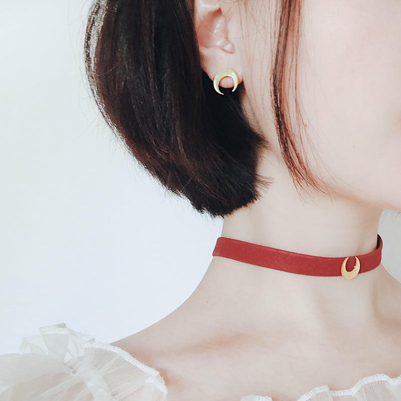 Accessories |  Moon Choker & Earrings Accessories Accessories