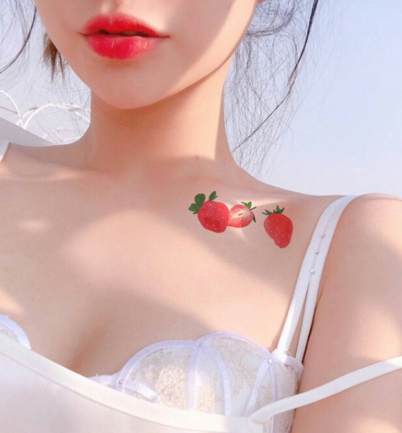 Accessories |  Strawberry Tattoo Sticker Accessories Accessories