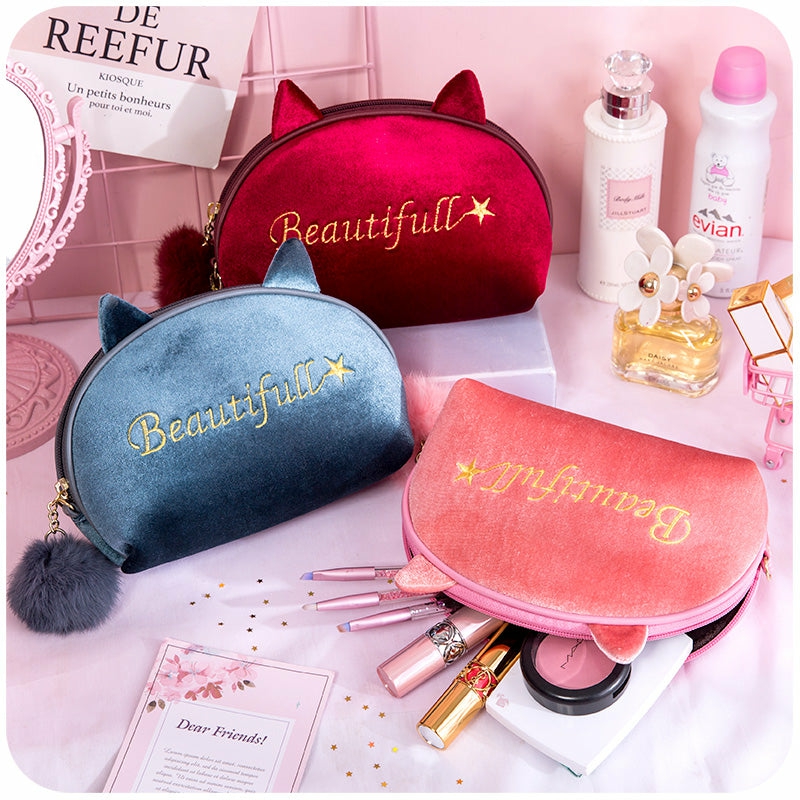 Bags & Wallet |  Cat Ears Makeup Bag Bags & Wallet Bags & Wallet