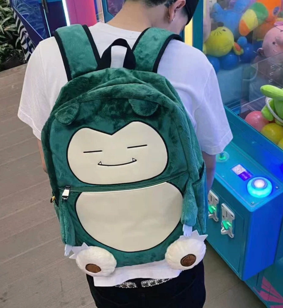 Bags & Wallet |  Cute Snorlax Backpack Bags & Wallet Bags & Wallet