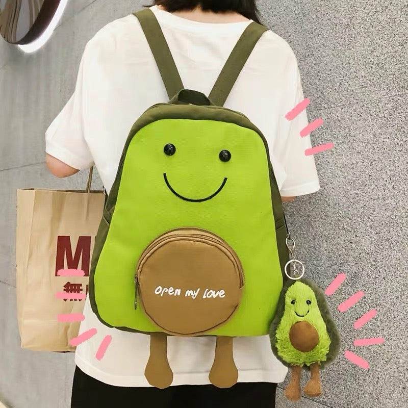 Bags & Wallet |  Kawaii Avocado Backpack Bags & Wallet Bags & Wallet