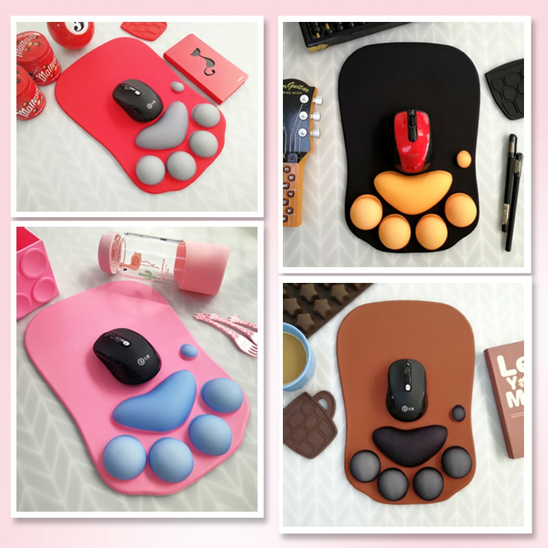 Houseware |  Cat Paw Mouse Mat Houseware Black