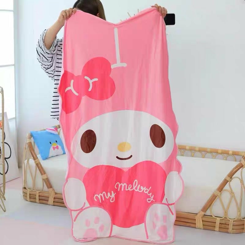 Houseware |  Cute Cartoon Blanket Houseware Blue