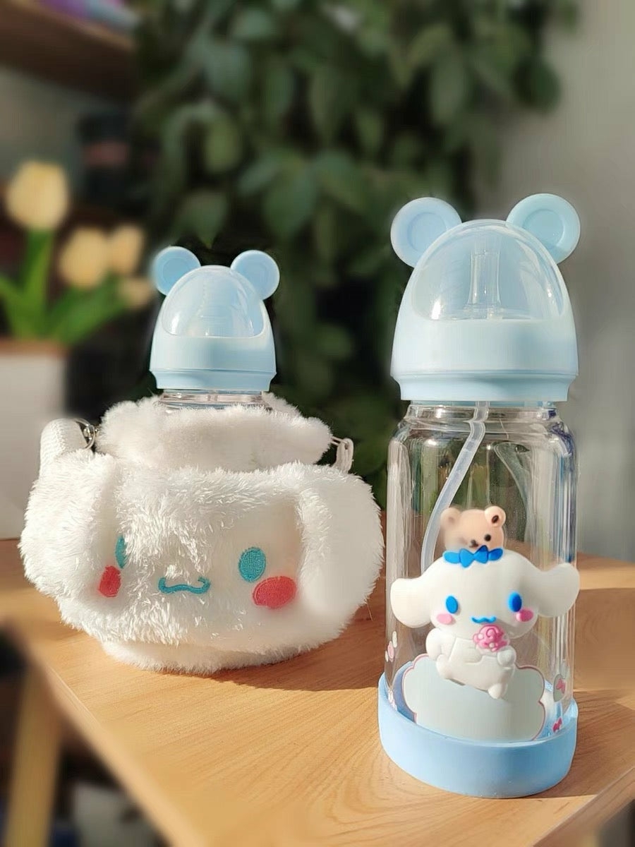 Houseware |  Cute Cartoon Drinking Bottle Houseware Blue