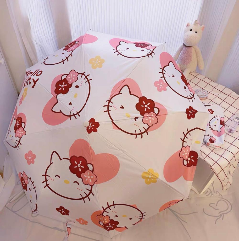 Houseware |  Cute Cartoon Umbrella Houseware Hello Kitty