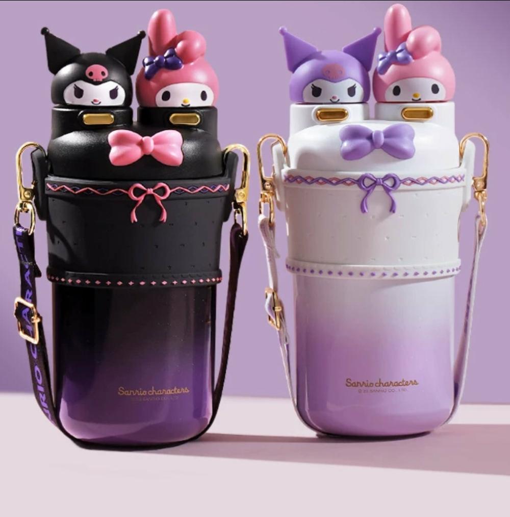 Houseware |  Cute Cartoon Vacuum Cup Houseware Dark purple