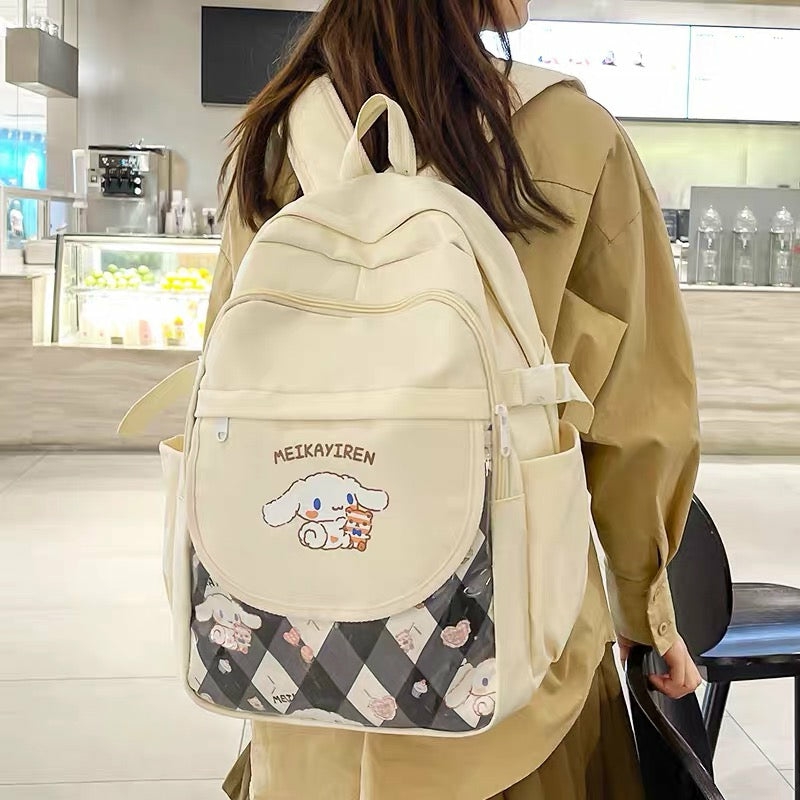 Houseware |  Cute Cinnamoroll Backpack Houseware Black