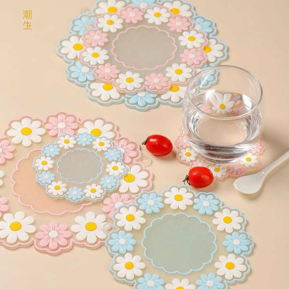 Houseware |  Cute Flowers Cup Mat Houseware Houseware