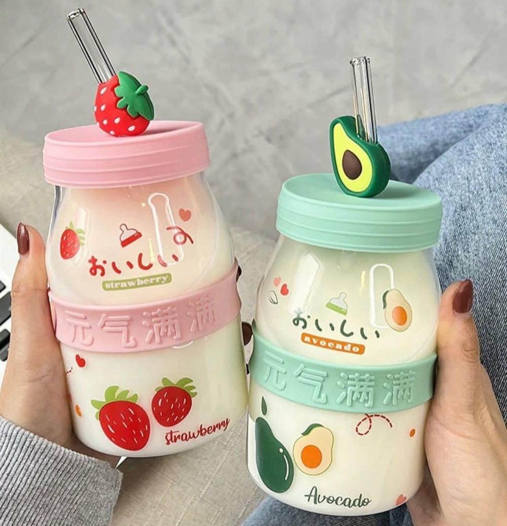 Houseware |  Cute Fruit Drinking Bottle Houseware Avocado