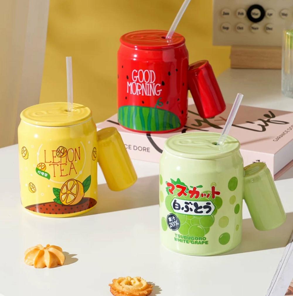 Houseware |  Cute Fruits Mug Houseware Green