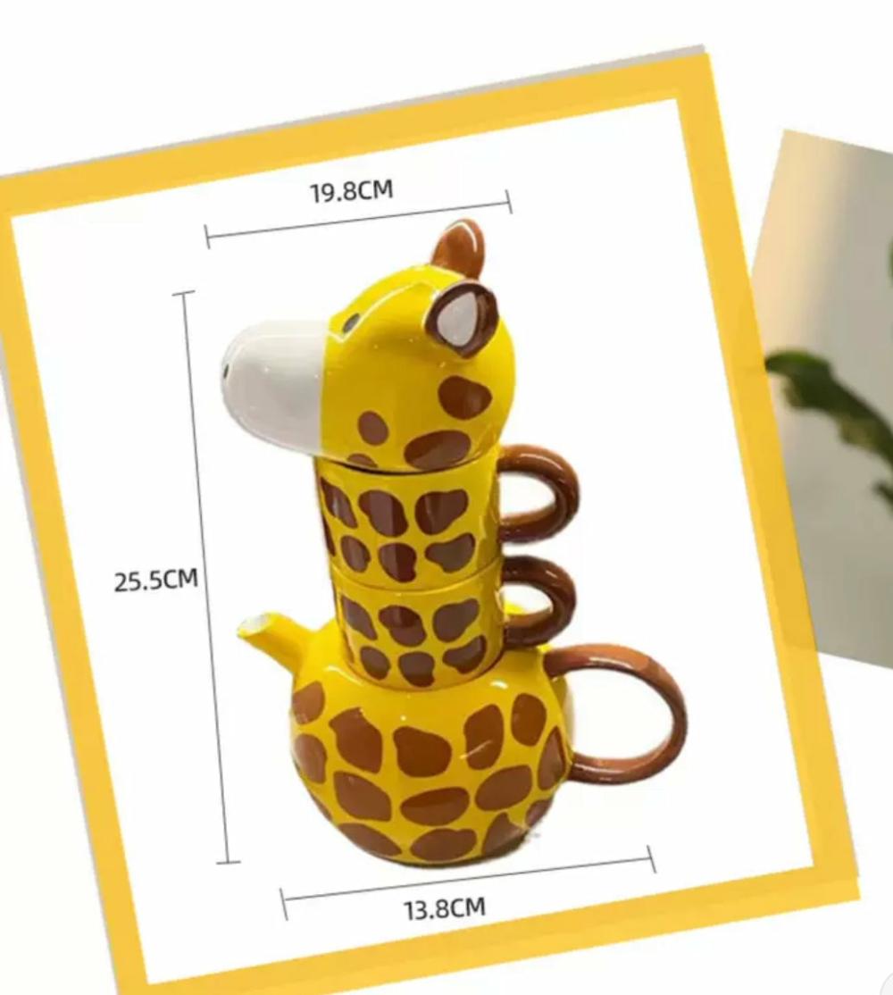 Houseware |  Cute Handmade Giraffe Teapot Set Houseware Houseware