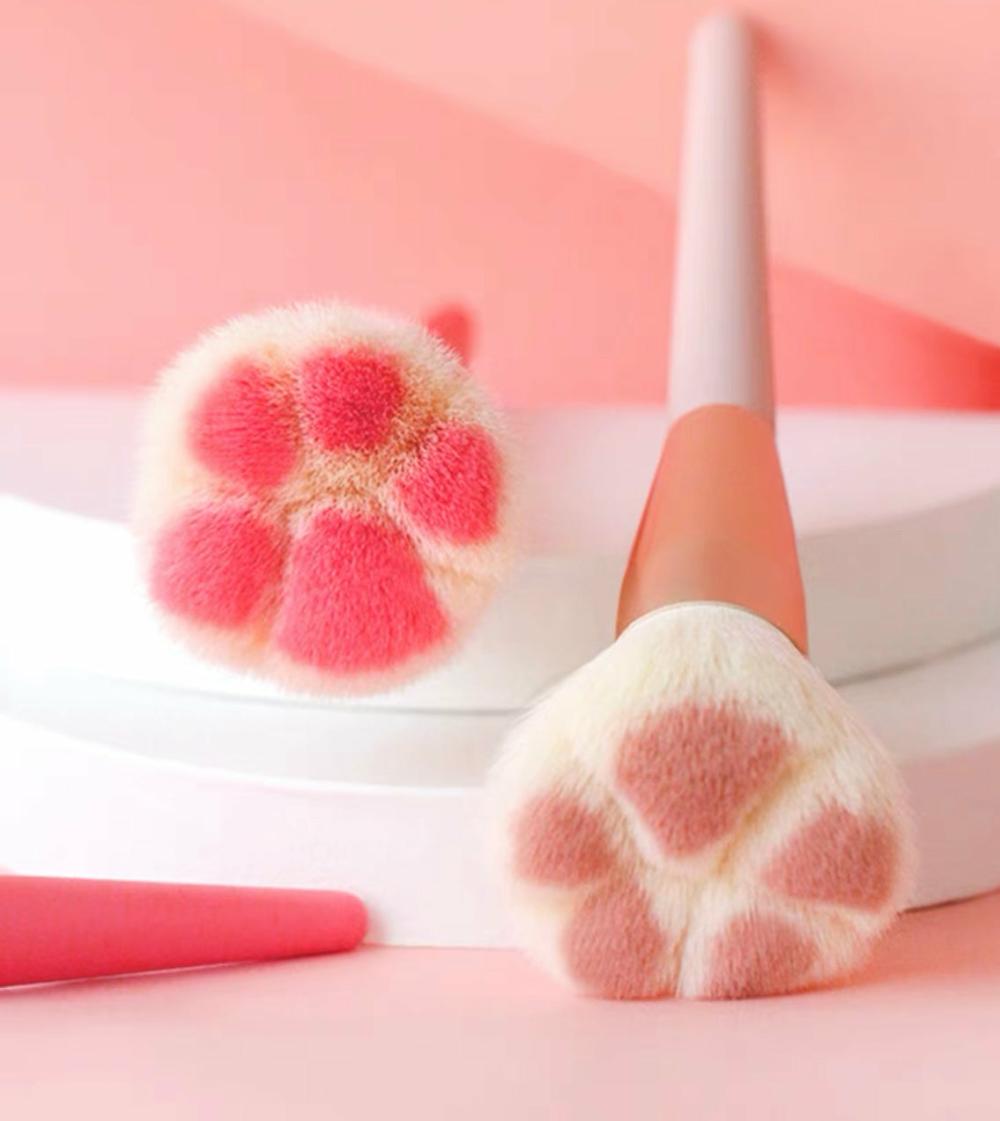 Houseware |  Cute Paw Makeup Brush Houseware Black