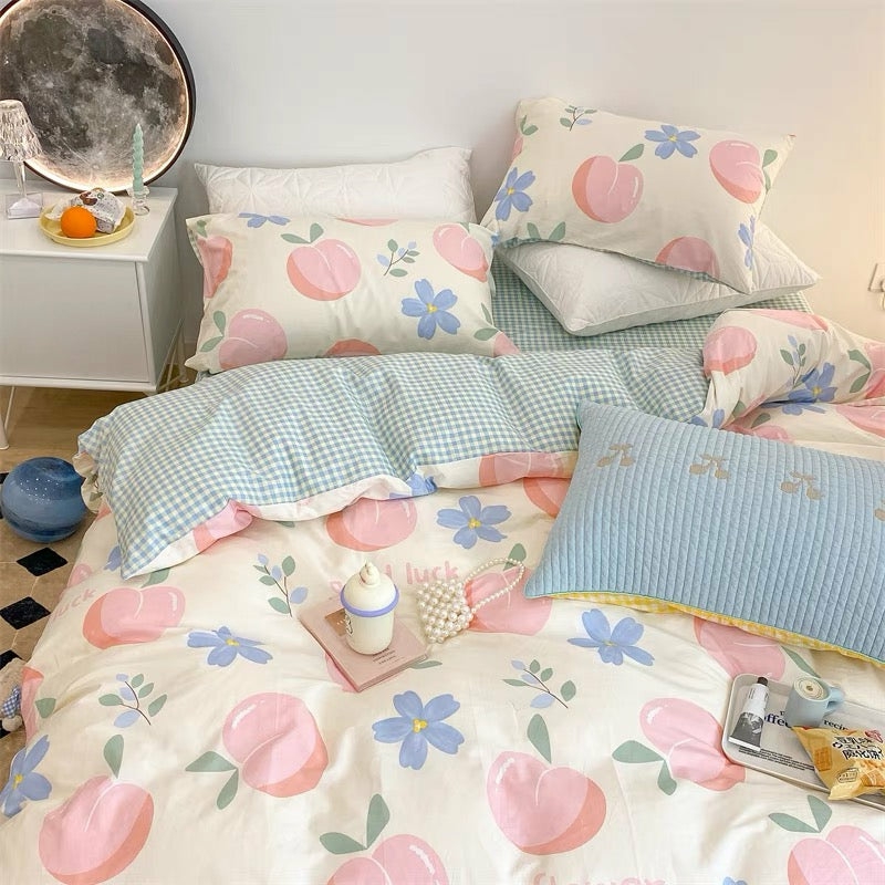 Houseware |  Cute Peach Bedding Set Houseware Houseware