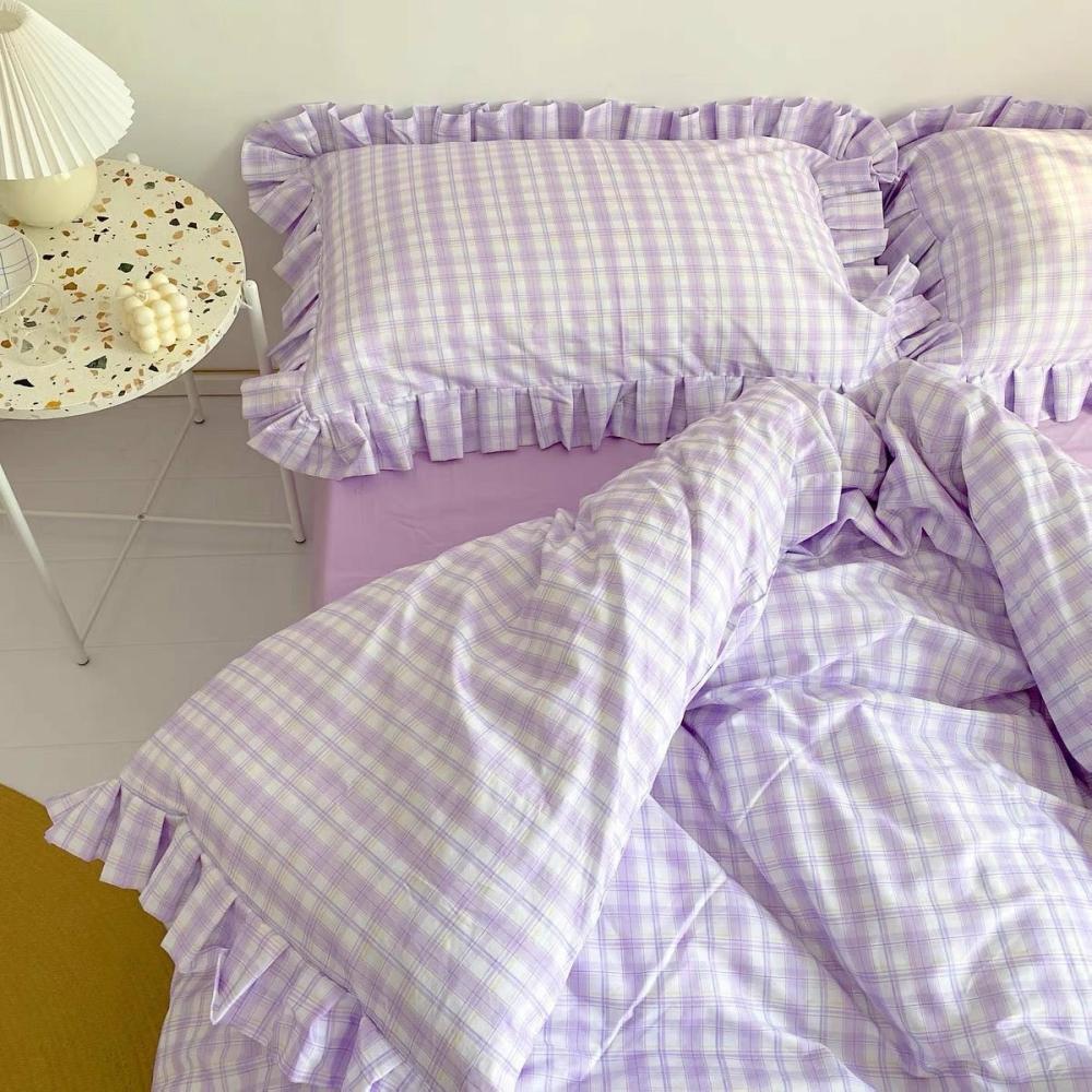 Houseware |  Cute Plaid Bedding Set Houseware Houseware