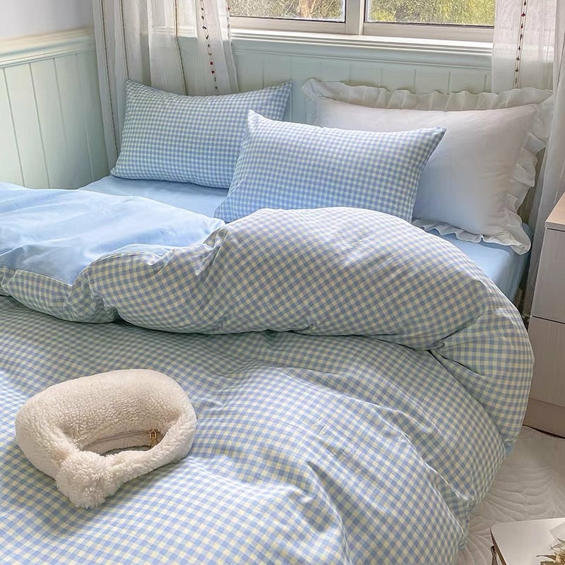 Houseware |  Cute Plaid Bedding Set Houseware Houseware