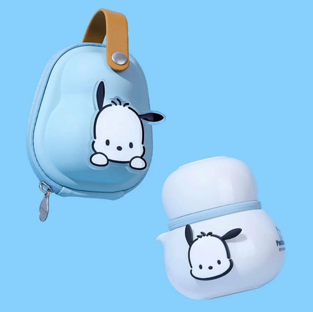 Houseware |  Cute Pochacco Portable Tea Set Houseware Blue