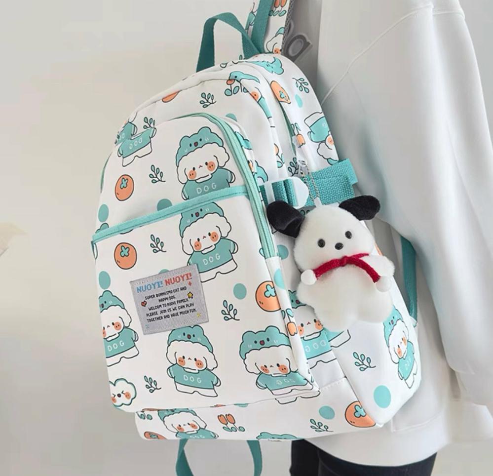 Houseware |  Cute Printed Backpack Houseware Blue