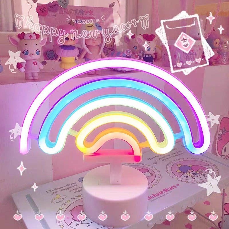 Houseware |  Cute Rainbow Lamp Houseware Houseware