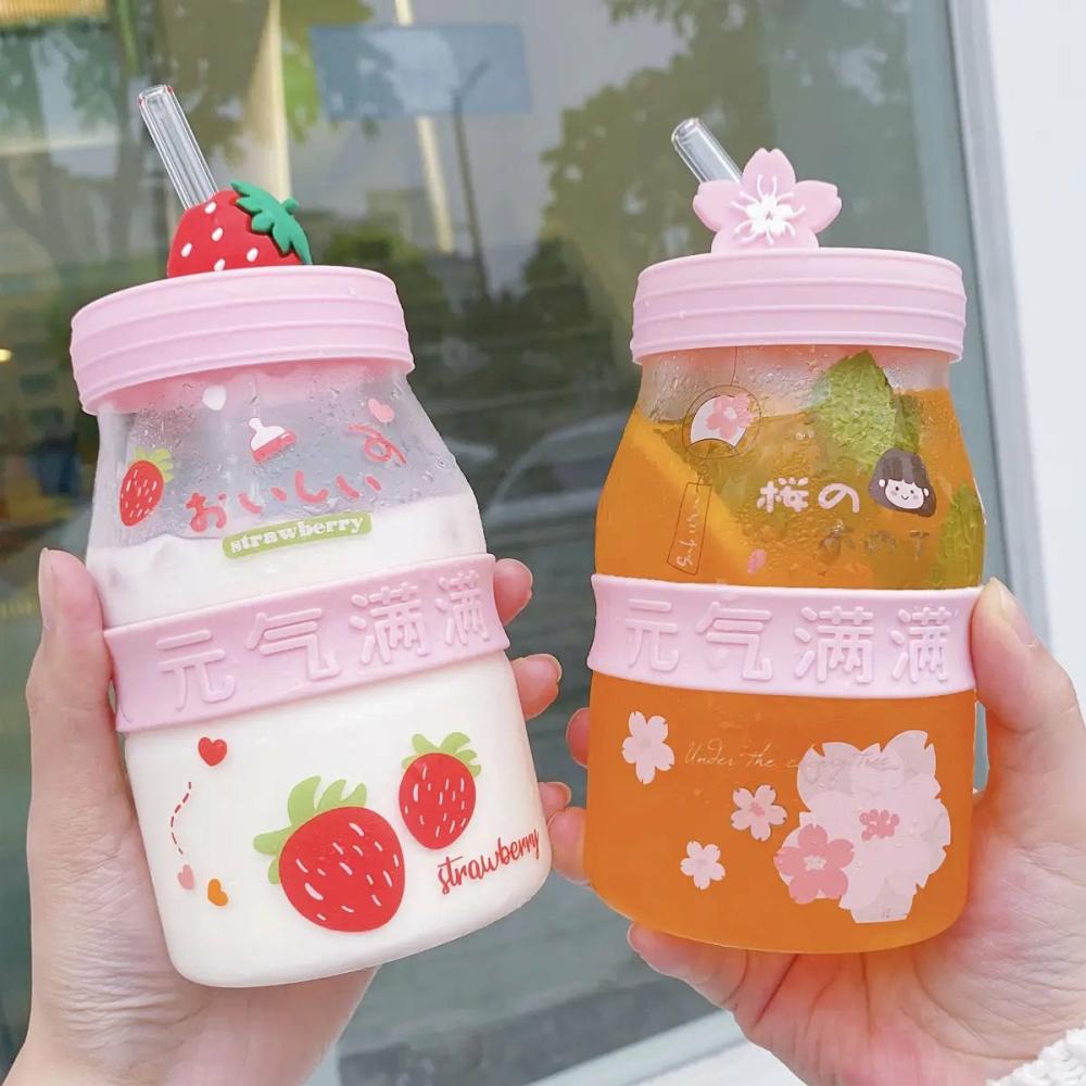 Houseware |  Cute Sakura Drinking Bottle Houseware Houseware