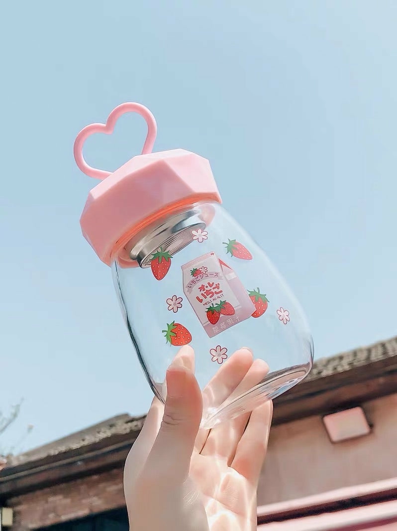 Houseware |  Cute Strawberry Drinking Bottle Houseware Houseware