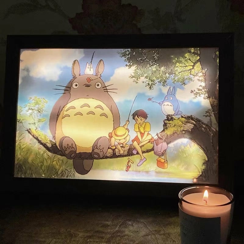 Houseware |  Cute Totoro Picture Lamp Houseware Houseware