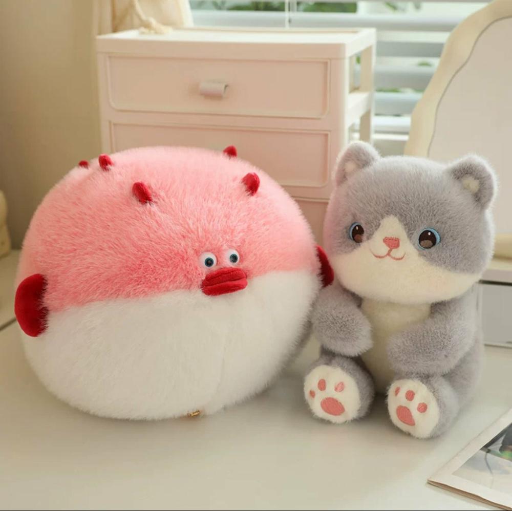 Houseware |  Fish And Cat Plush Toy Houseware Houseware