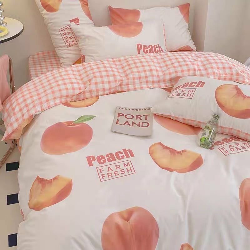 Houseware |  Fresh Peach Bedding Set Houseware Houseware