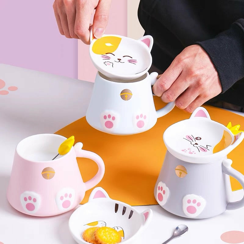 Houseware |  Funny Cat Mug Houseware Gray