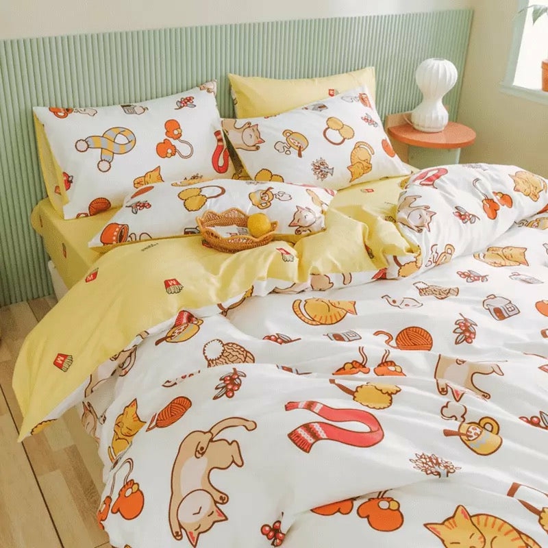 Houseware |  Funny Cats Bedding Set Houseware Houseware