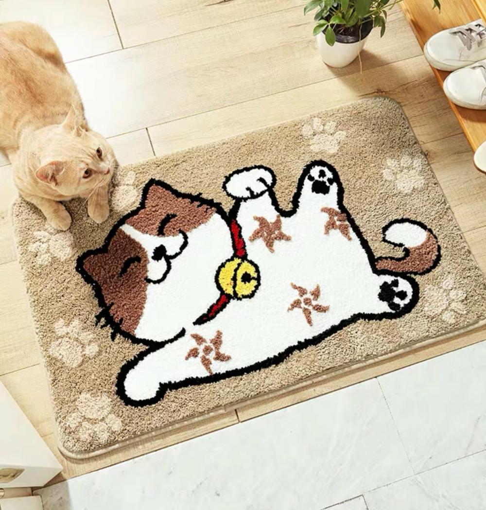 Houseware |  Happy Cat Floor Mat Houseware Houseware