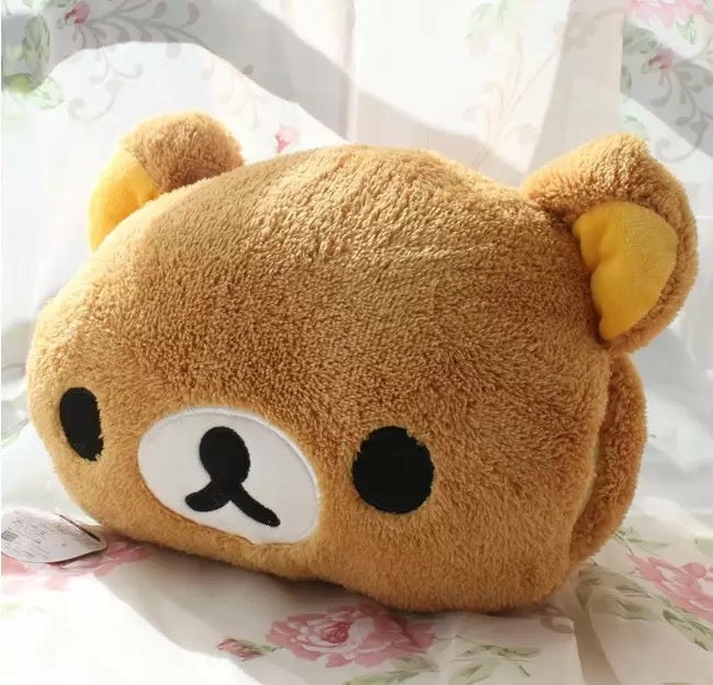 Houseware |  Kawaii Bear Pillow Houseware Brown