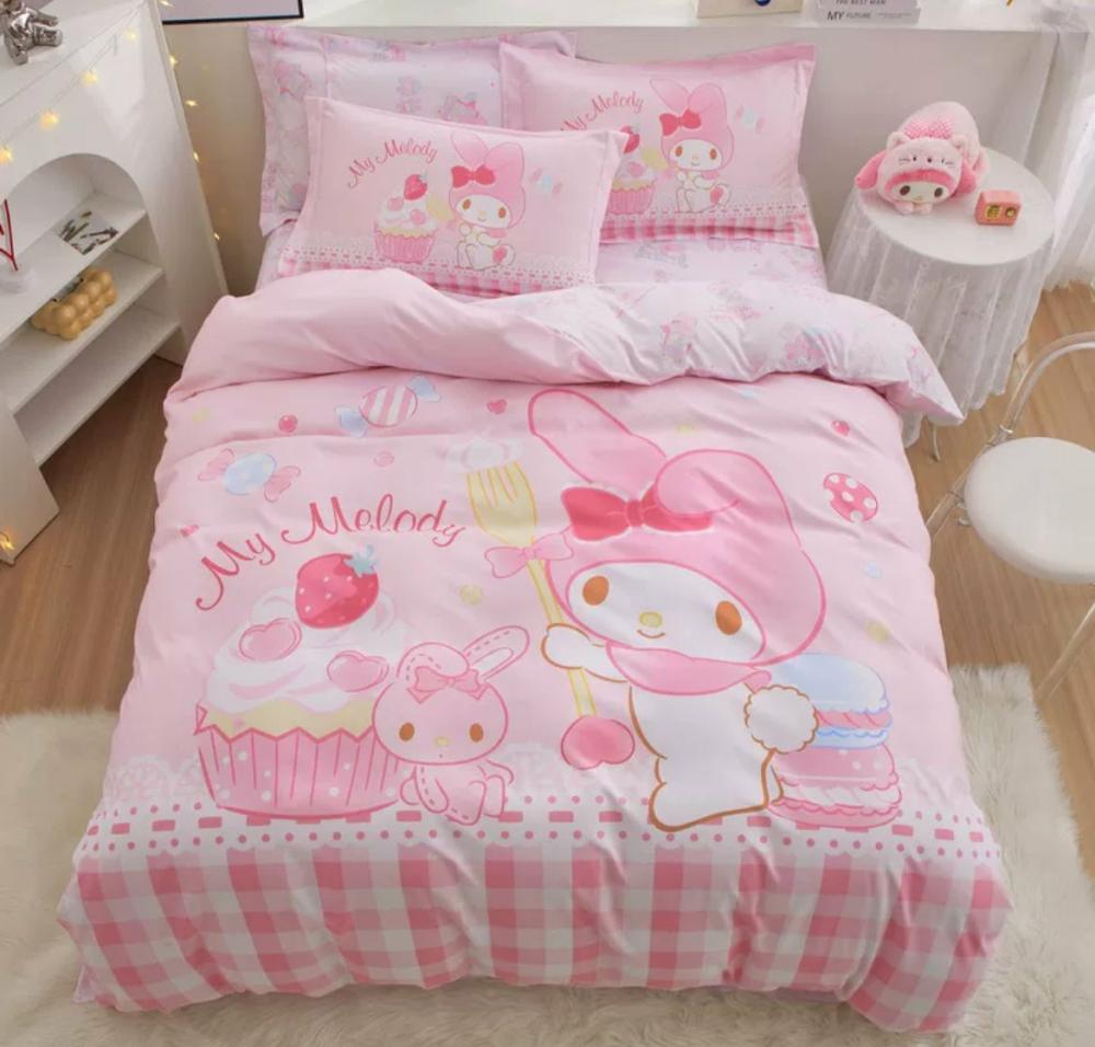 Houseware |  Kawaii Cartoon Bedding Set Houseware Houseware