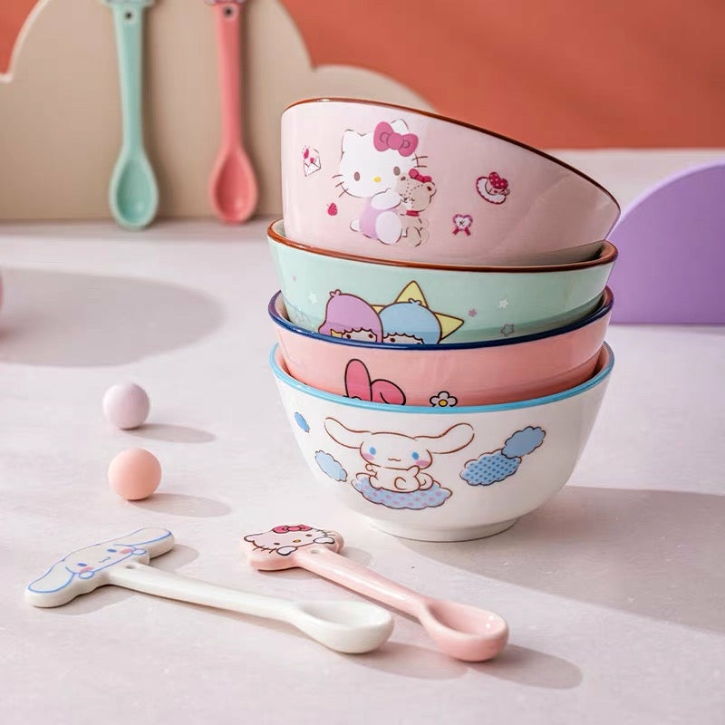 Houseware |  Kawaii Cartoon Bowls Set Houseware Houseware