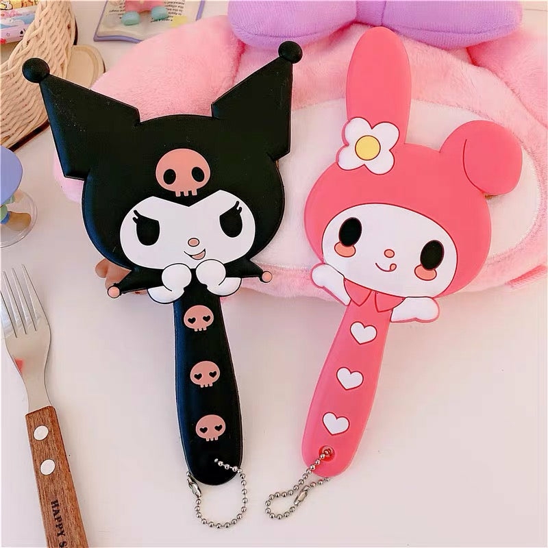 Houseware |  Kawaii Cartoon Mirror Houseware Black