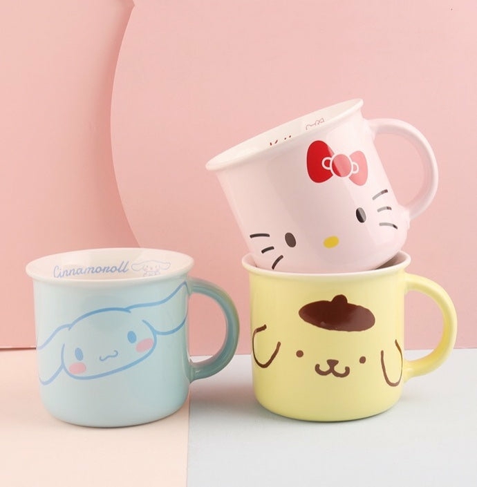 Houseware |  Kawaii Cartoon Mug Houseware Blue