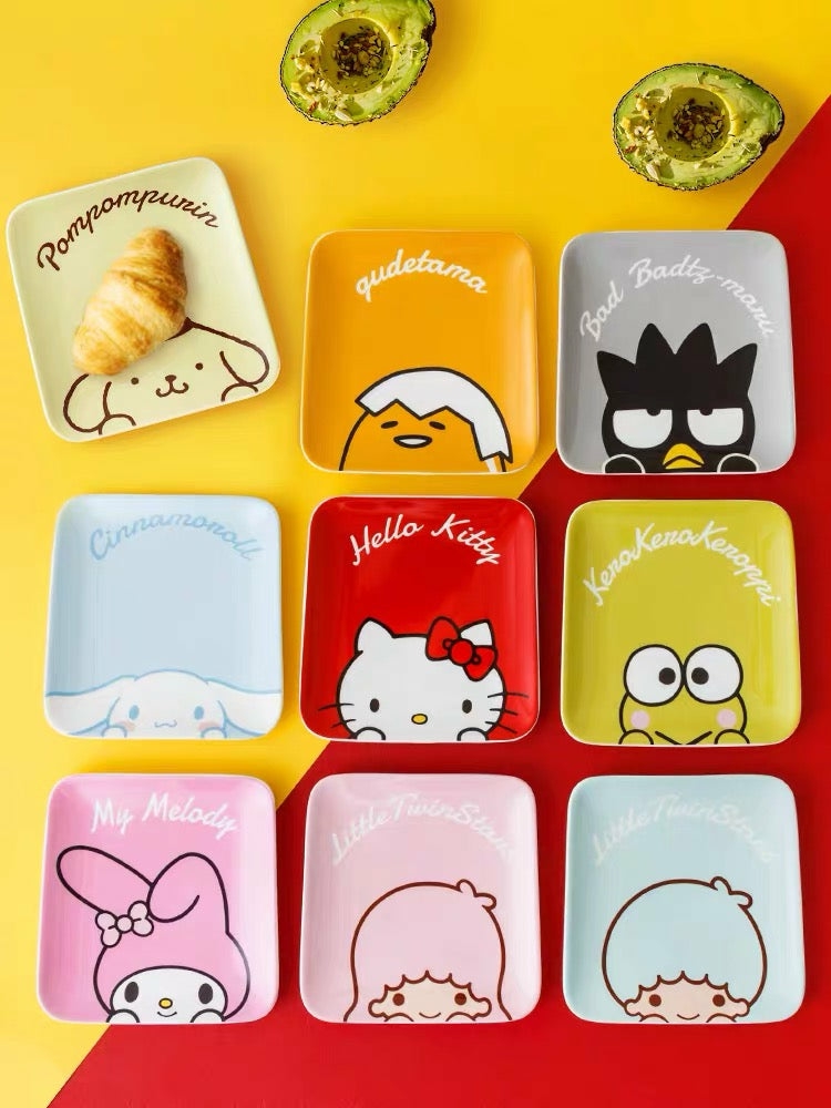 Houseware |  Kawaii Cartoon Plate Houseware Houseware