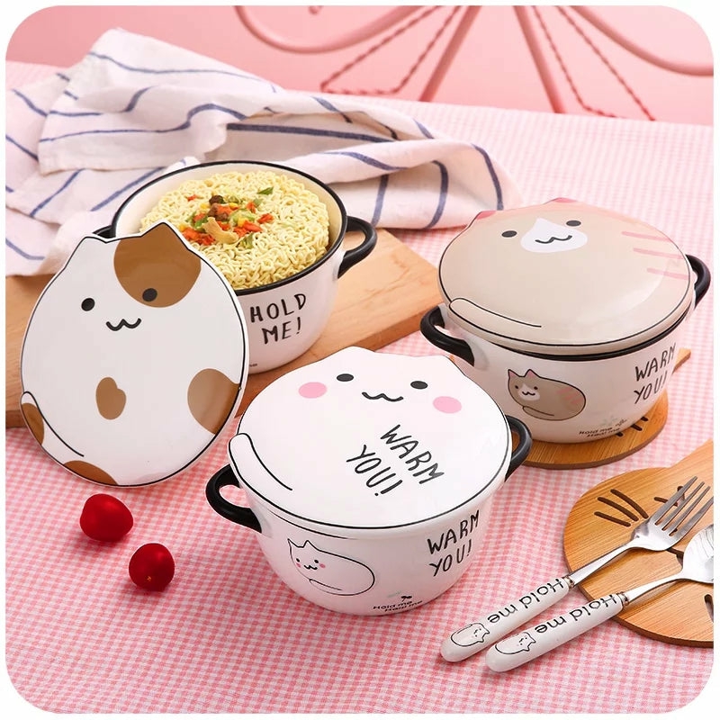 Houseware |  Kawaii Cat Bowl Houseware Houseware