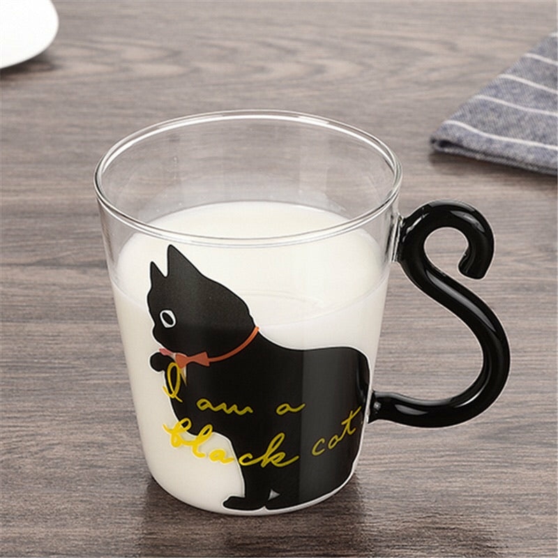 Houseware |  Kawaii Cat Cup Houseware Black cat