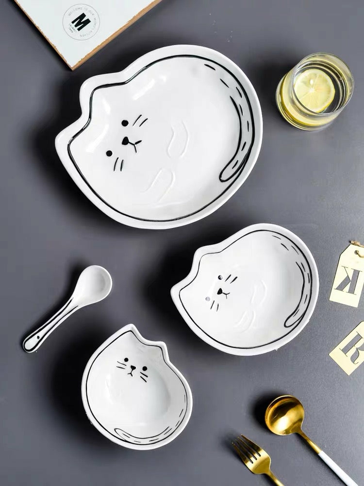 Houseware |  Kawaii Cat Tableware Houseware Houseware