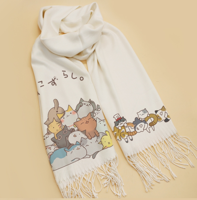 Houseware |  Kawaii Cats Scarf Houseware Houseware