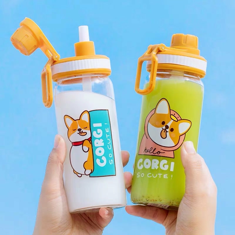 Houseware |  Kawaii Corgi Drinking Bottle Houseware Houseware