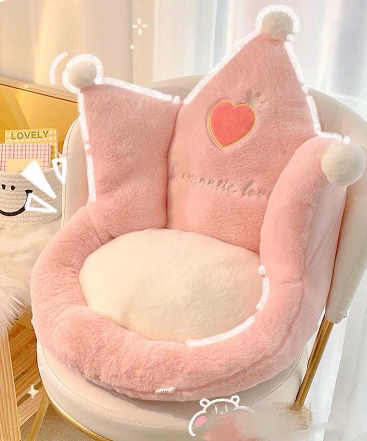 Houseware |  Kawaii Crown Cushion Houseware Gray